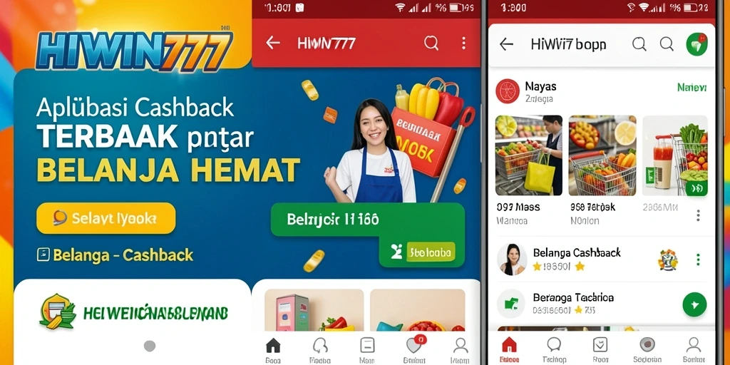 Tampilan antarmuka aplikasi HIWIN777 yang sederhana dan intuitif.