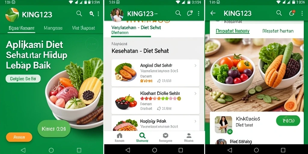 Tampilan antarmuka pengguna KING123 yang menarik dan informatif.