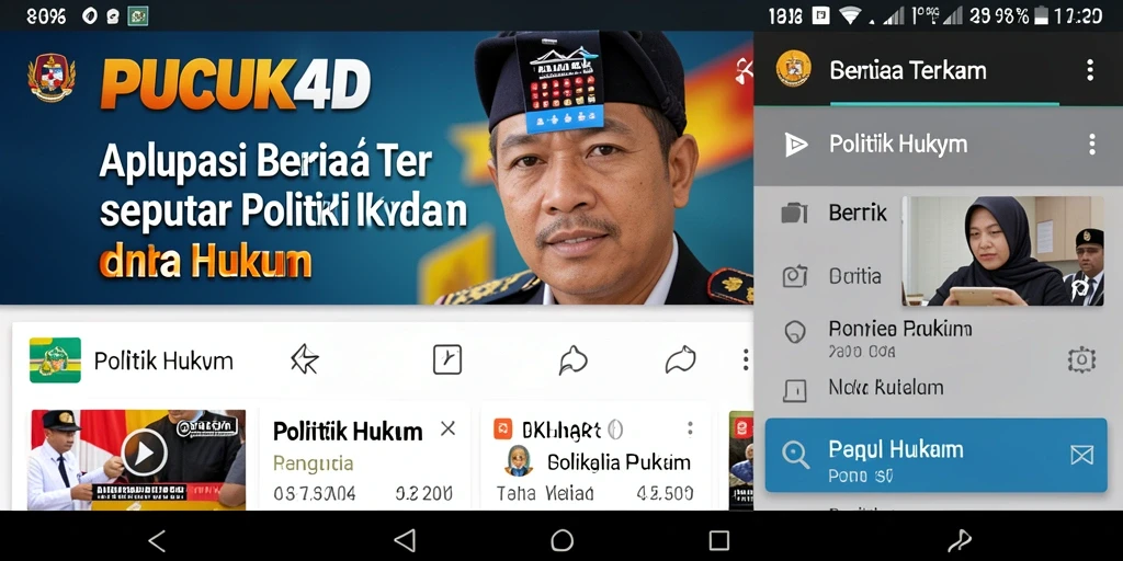 Tampilan antarmuka PUCUK4D yang informatif dan mudah digunakan.