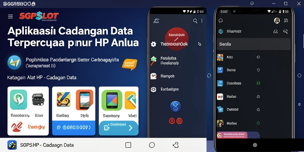 Antarmuka pengguna SGPSLOT untuk mengelola cadangan data dengan mudah.